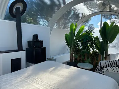 Cama o camas de una habitación en SKD Casa Amarilla Suite Rivera