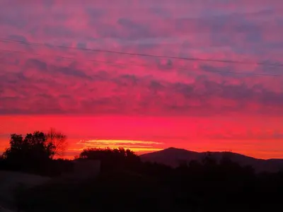 Amanecer o atardecer desde la casa o chalet o alrededores