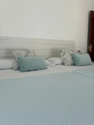 Cama o camas de una habitación en Apartamento La Aldaba