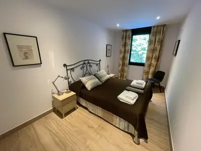 Cama o camas de una habitación en La avellaneda