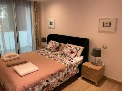 Cama o camas de una habitación en La avellaneda