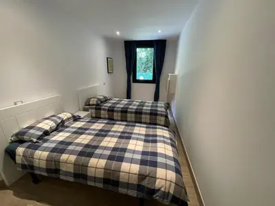 Cama o camas de una habitación en La avellaneda