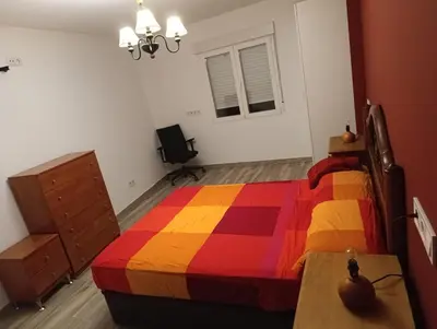Cama o camas de una habitación en El Hogar del Castañar - Alojamiento en El Tiemblo