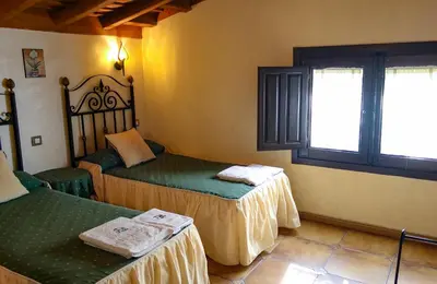 Cama o camas de una habitación en La Noria