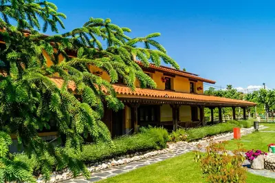 Jardín al aire libre en La Noria