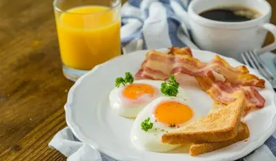 Opciones de desayuno disponibles en La Viña