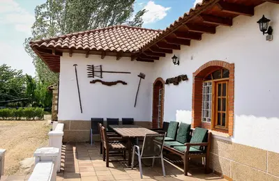 Un patio o zona al aire libre en La Viña
