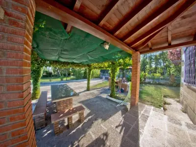 Jardín al aire libre en La Casita
