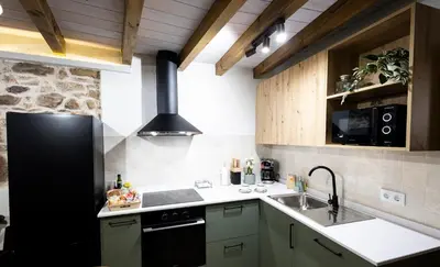 Una cocina o zona de cocina en Casa Rural Doña Pepita