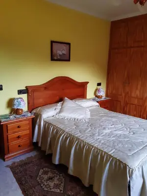 Cama o camas de una habitación en Casa Rural El Maragato