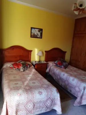 Cama o camas de una habitación en Casa Rural El Maragato