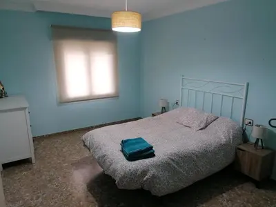 Cama o camas de una habitación en El respiro de la Vera AT-CC-00876
