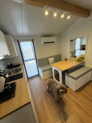 Una cocina o zona de cocina en El Descanso de Eros