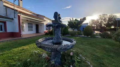 Jardín al aire libre en Casa rural villalta