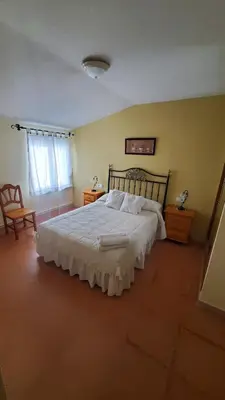 Cama o camas de una habitación en Casa rural villalta