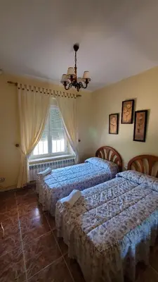 Cama o camas de una habitación en Casa rural villalta