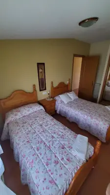 Cama o camas de una habitación en Casa rural villalta