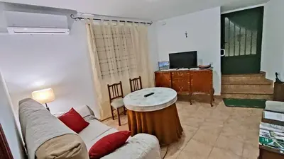 Una televisión o centro de entretenimiento en Casa de Simona