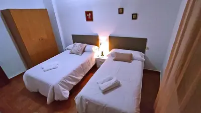 Cama o camas de una habitación en Casa de Simona