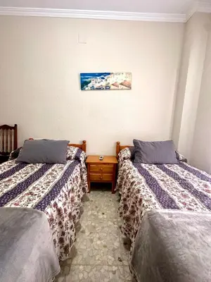 Cama o camas de una habitación en A T La plaza Alto