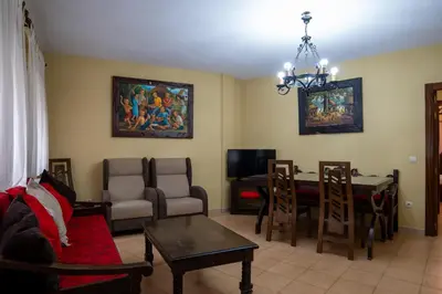 Una televisión o centro de entretenimiento en Panther Home VillaDolores