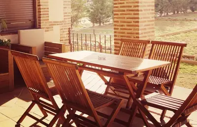 Un balcón o terraza de Spa Complejo Rural Las Abiertas