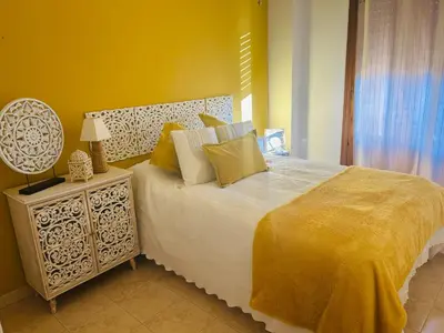 Cama o camas de una habitación en Piso Espectaculares Vistas