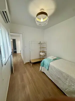 Cama o camas de una habitación en Apartamento Rei Center