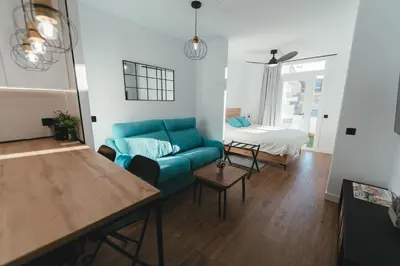 Zona de estar de Macarena Suites - Centro Histórico con Parking gratis