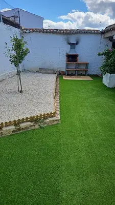 Jardín al aire libre en Casa Rural El Valle