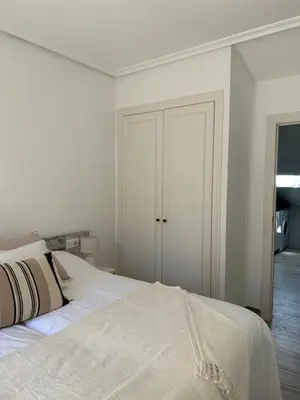Cama o camas de una habitación en Ático en la Plaza Mayor de Salamanca