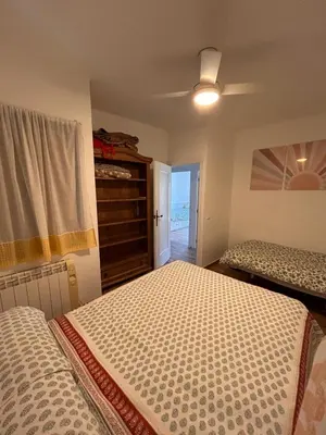 Cama o camas de una habitación en House Casa in Sotillo de la Adrada