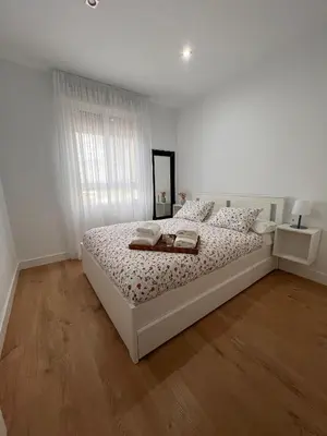 Cama o camas de una habitación en Casa Rural Las Candelas