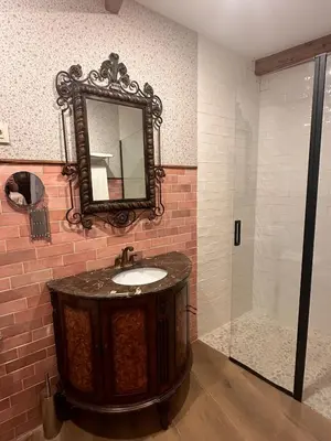 Un baño de Casa Rural Mateo Corchero