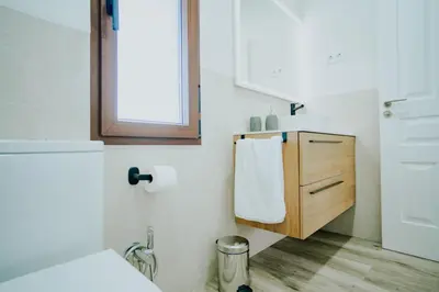 Un baño de Casa María