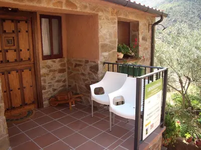 Un balcón o terraza de Las Casitas Del Bodegon