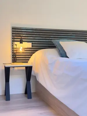 Cama o camas de una habitación en VUT La Casa de la Sierra