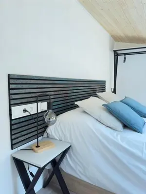 Cama o camas de una habitación en VUT La Casa de la Vega