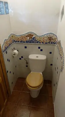 Un baño de Acogedor apartamento al sur de la Sierra de Gredos