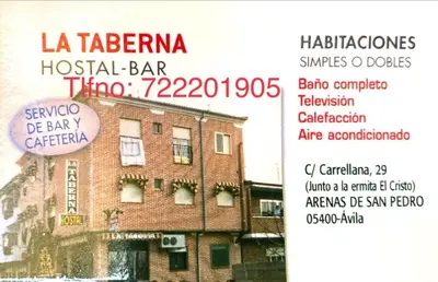 Certificado, premio, señal o documento que está expuesto en Hostal La Taberna