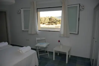 Cama o camas de una habitación en Casa Rural La Dehesa de Campoviejo