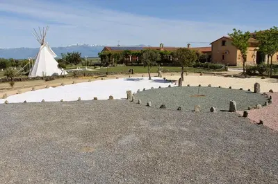 Paisaje cerca of this country house