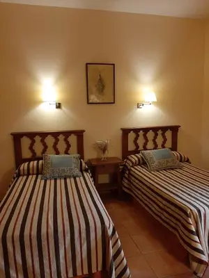 Cama o camas de una habitación en Águilas de Fuente Empedrada