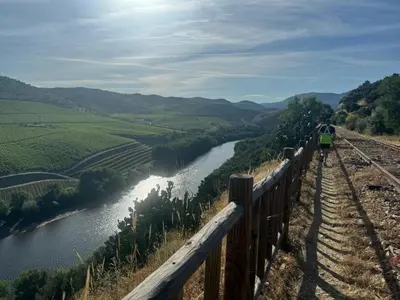 Paisaje cerca de este camping