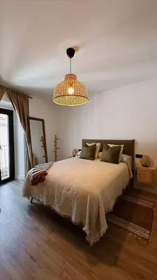 Cama o camas de una habitación en La Casa del Escudo