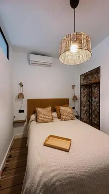 Cama o camas de una habitación en La Casa del Escudo