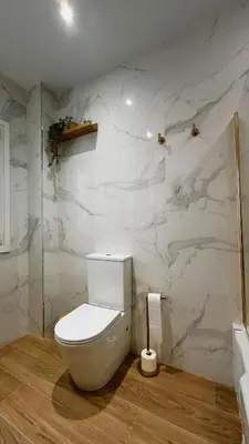 Un baño de La Casa del Escudo