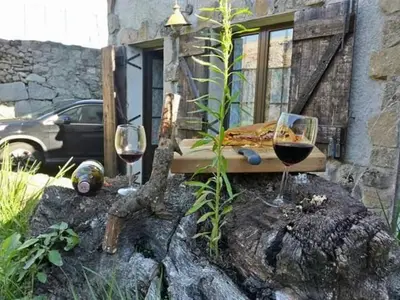 Jardín al aire libre en Casa Rural El Corral de la Antigua