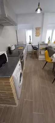 Una cocina o zona de cocina en La Estrella Del Carmelo