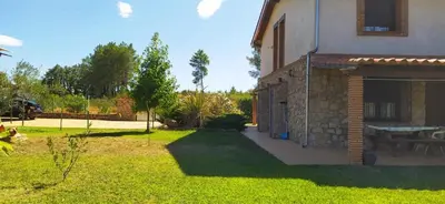 Jardín al aire libre en Apartamentos Rurales La Fatela